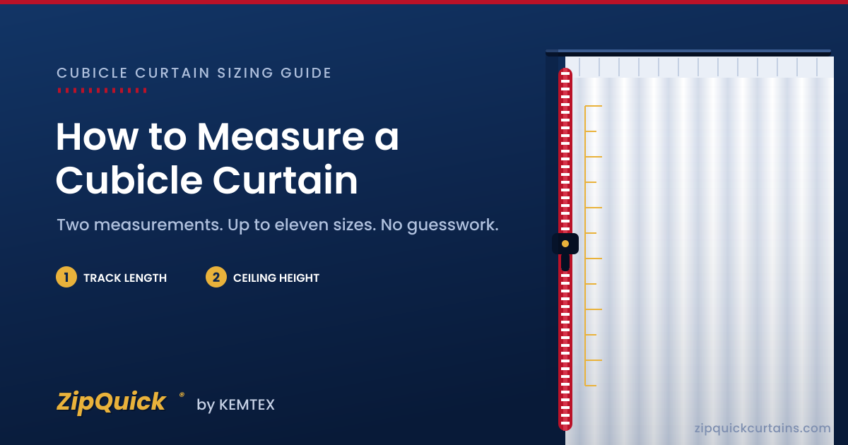 How to Measure Hospital Cubicle Curtains (Sizing Guide)