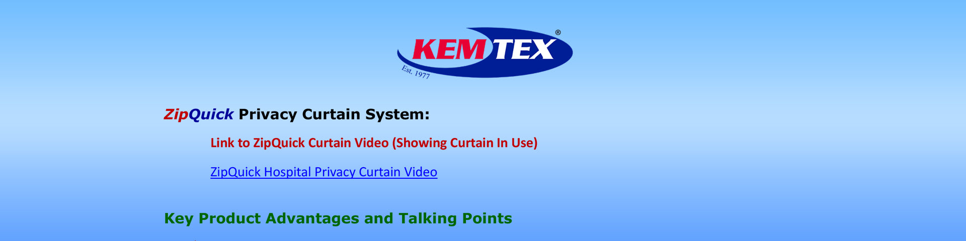 ZipQuick® | Product Advantages