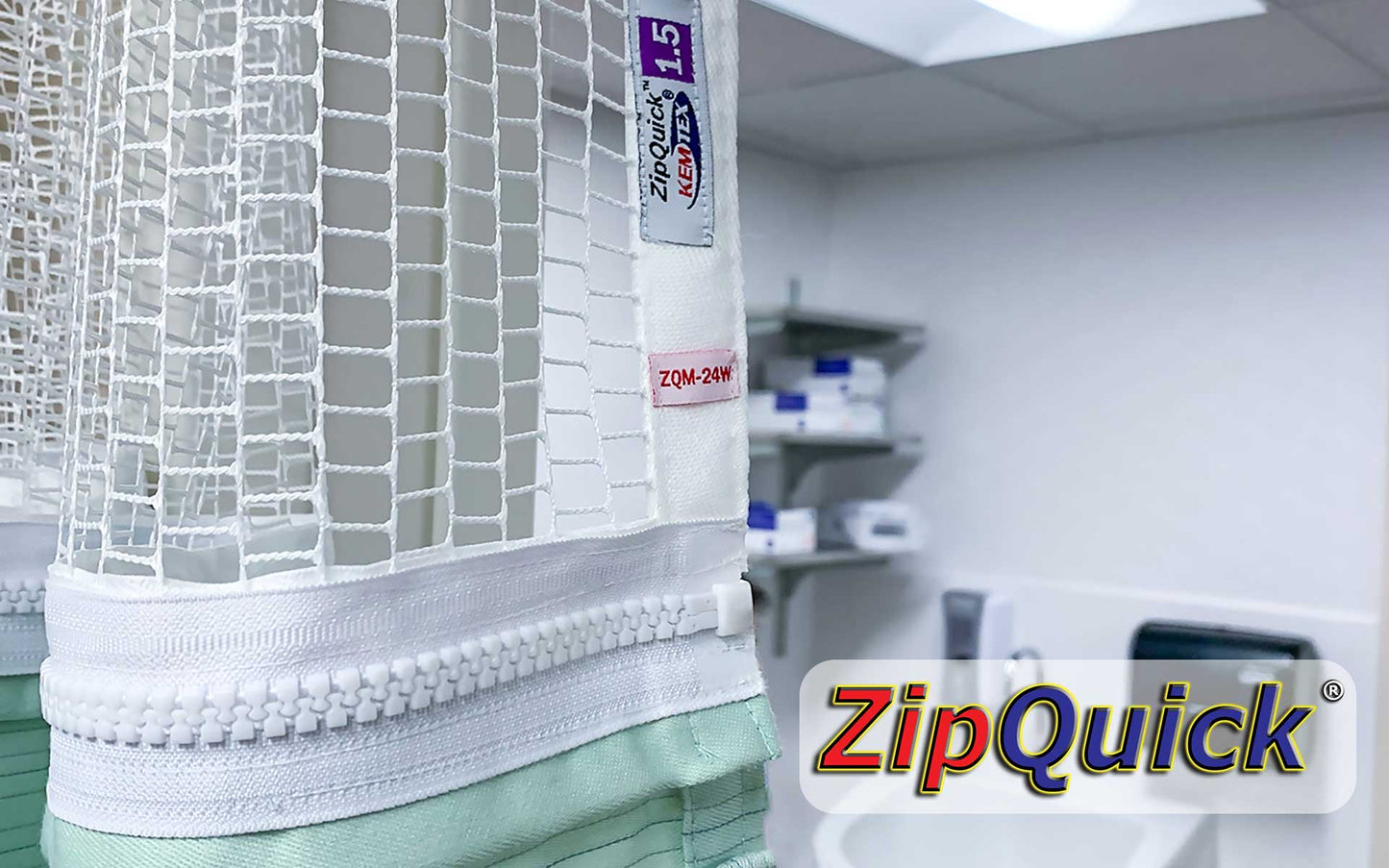 ZipQuick Original  Hospital Curtains